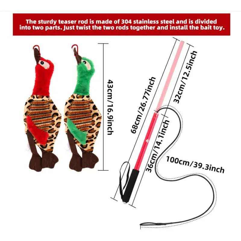 Interactive Flirt Pole Toy
