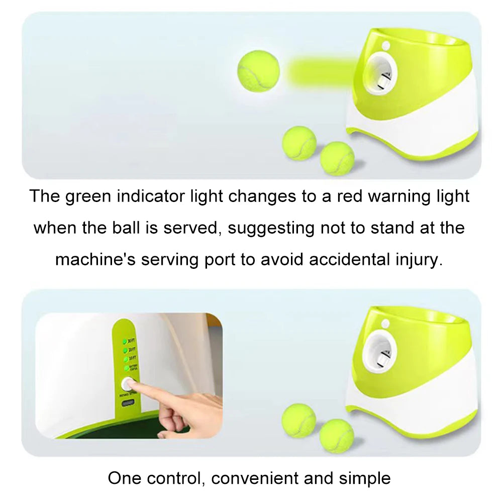 Automatic Ball Launcher Throwing Machine Catapult Pet Toys