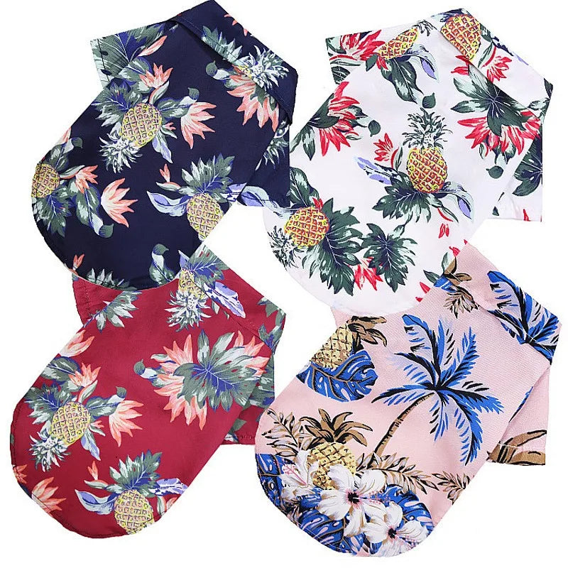 Hawaiian Beach Style Dog Clothes