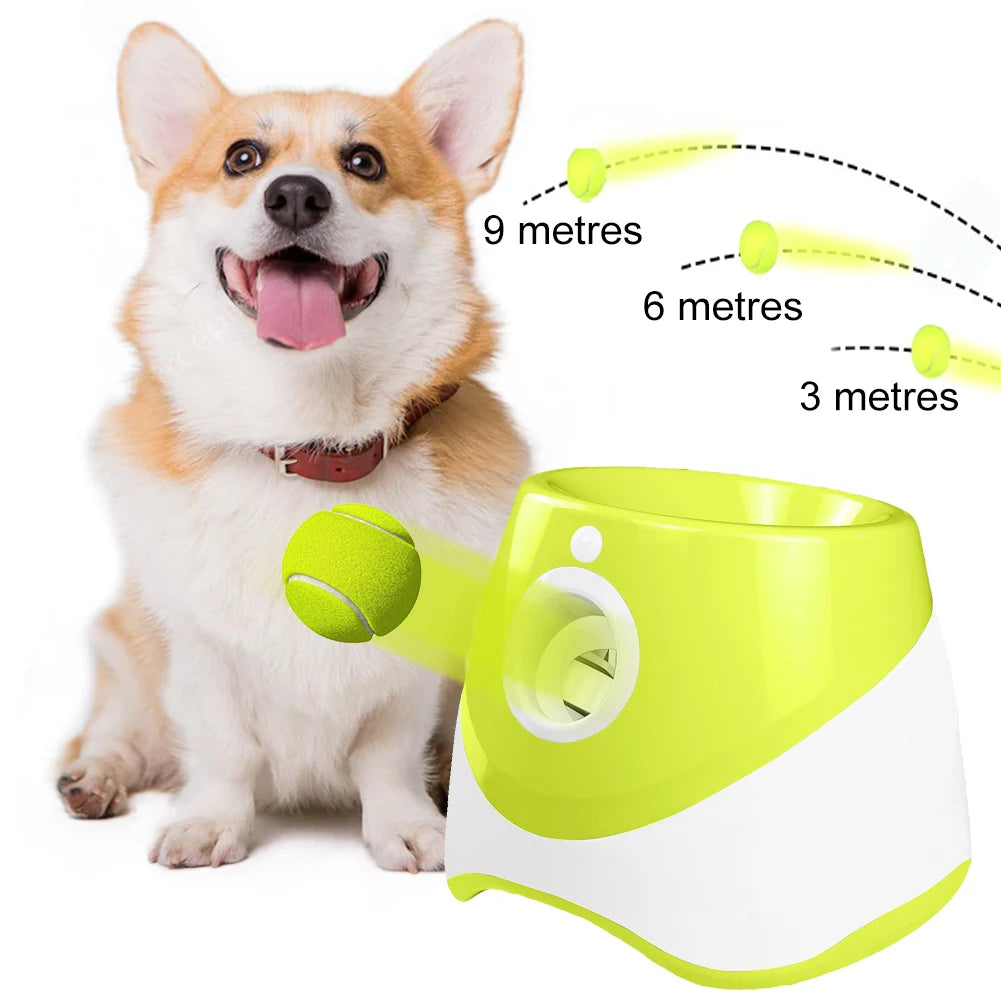 Automatic Ball Launcher Throwing Machine Catapult Pet Toys