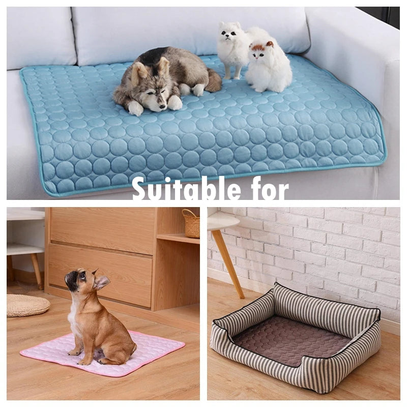 Summer Pet Dog Sofa Breathable Cooling Mat