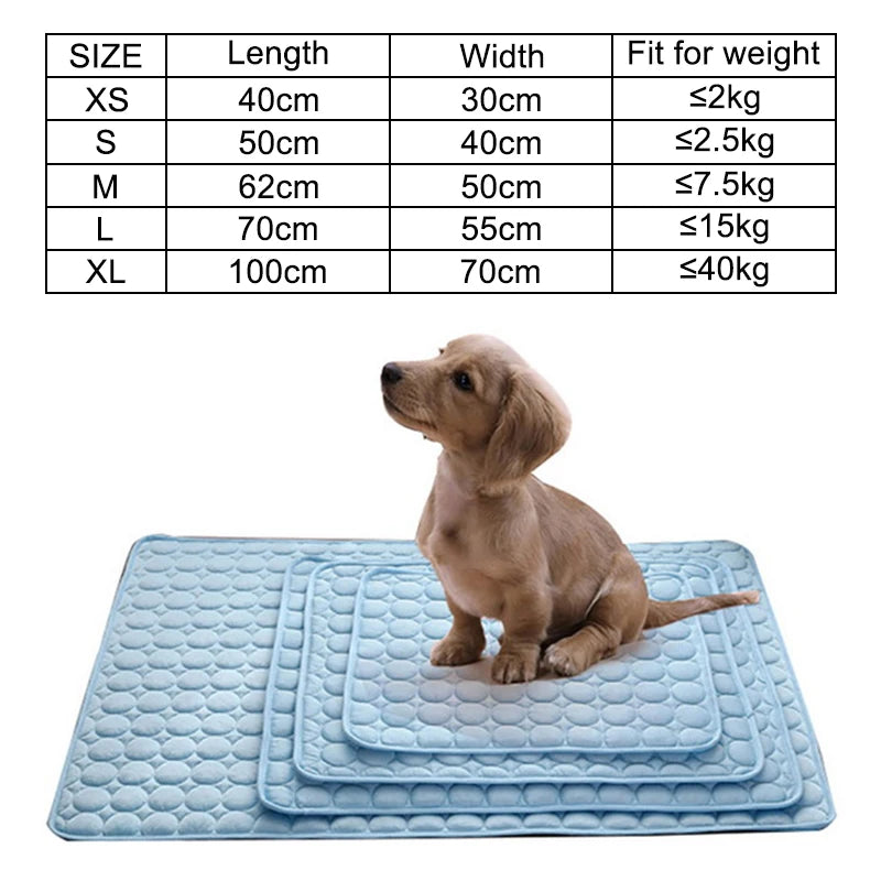 Summer Pet Dog Sofa Breathable Cooling Mat