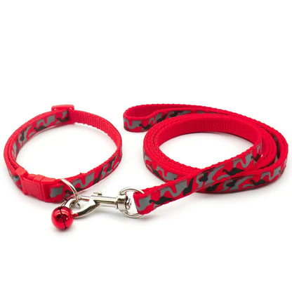 24pcs Lovely Dog Leash and Collar Set