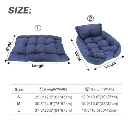 3 IN 1 Multifunction Pet Dog Sleeping Mat Bed
