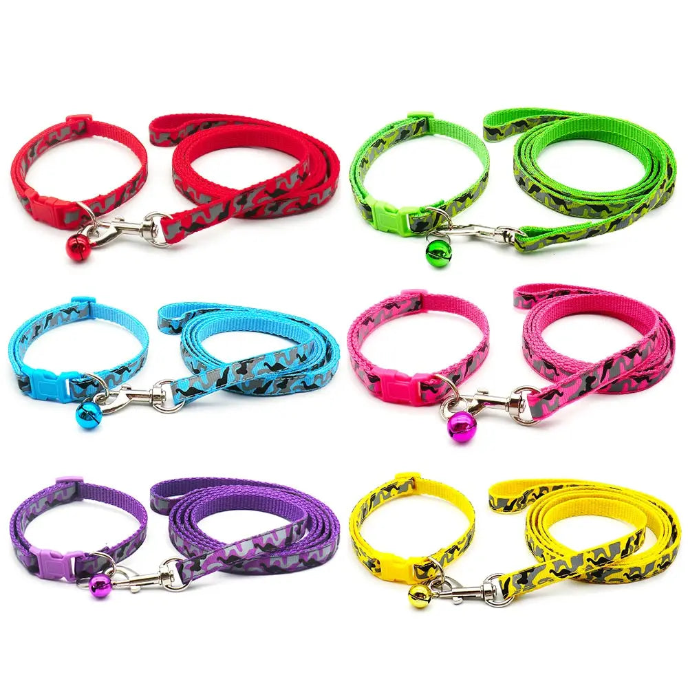 24pcs Lovely Dog Leash and Collar Set