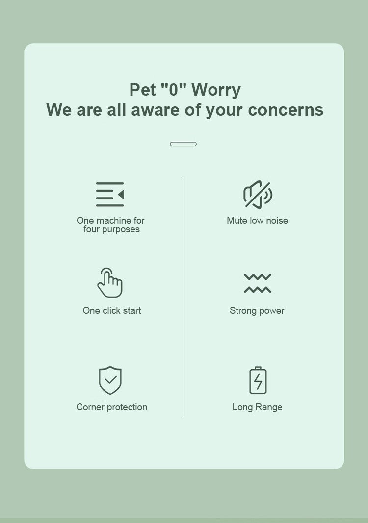 4-in-1 Multi-Functional Type C Charge Dog Clippers