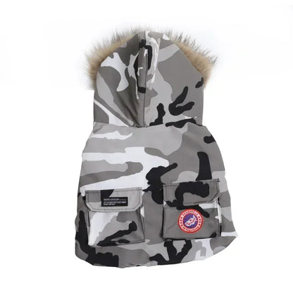Winter Warm French Bulldog Pug Hooded Coat