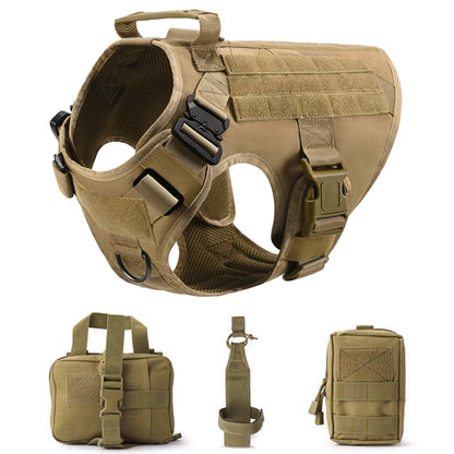 Retriever Tactical  Training Dog Harness and Leash Set
