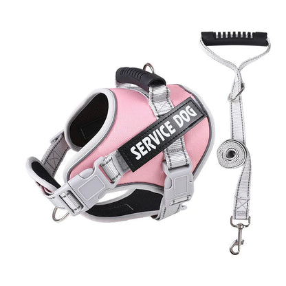Pet Dogs Harness And Leash Set