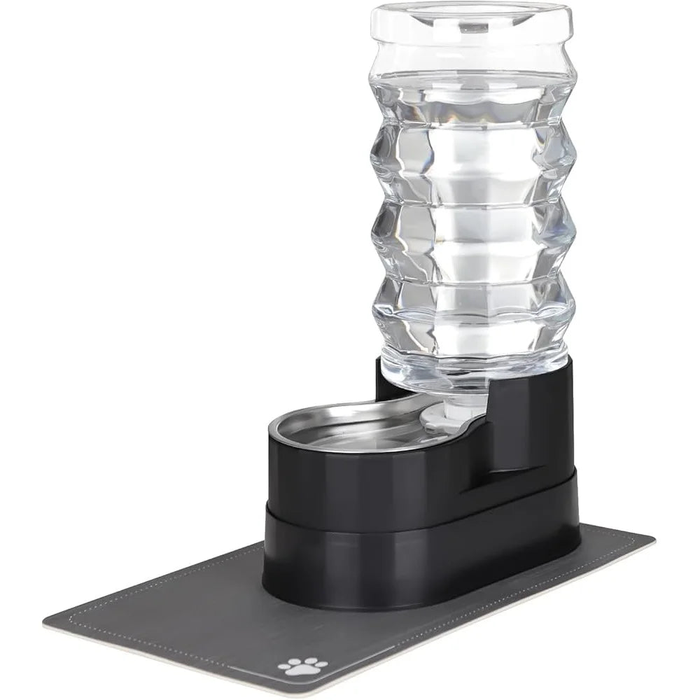 9L Raised Pet Dog Stainless Steel Water Feeder