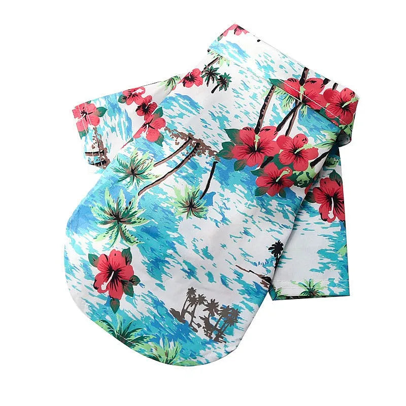 Hawaiian Beach Style Dog Clothes