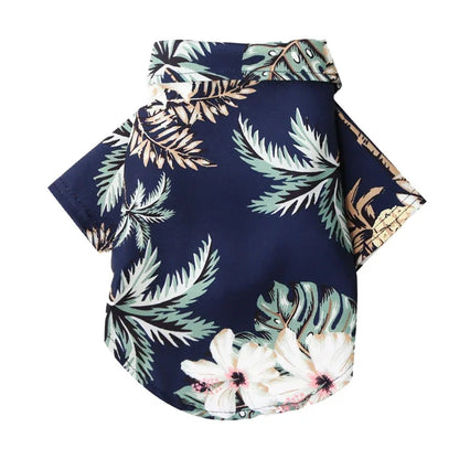 Breathable Hawaiian Beach Style T-Shirts For Dog