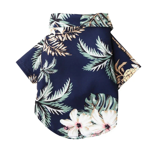 Breathable Hawaiian Beach Style T-Shirts For Dog