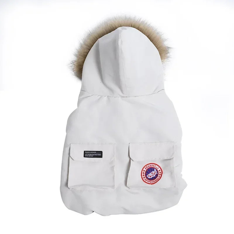 Winter Warm French Bulldog Pug Hooded Coat