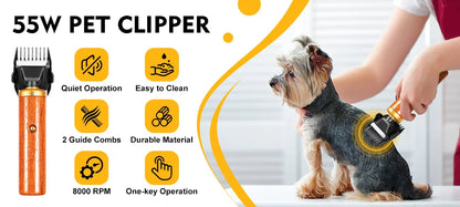 Professional Pet Dog Hair Trimmer Clipper