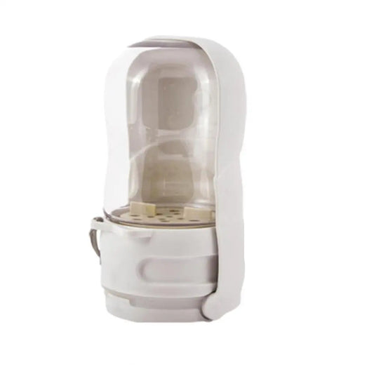 Pet Dog Water Bottle With Food Container