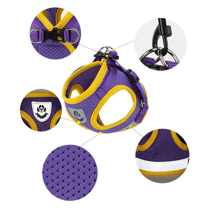 Puppy Harness and Leash Set Breathable