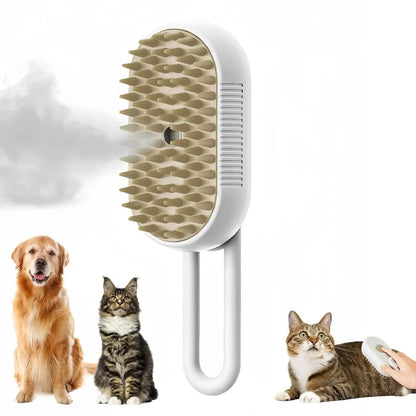 3 in 1 Pet Dog Spray Massage Brush
