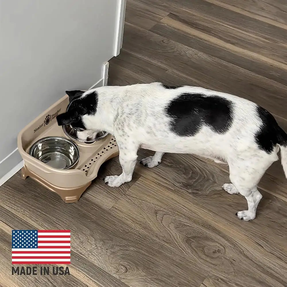 Pet Dog Mess Proof Elevated Dog Bowls