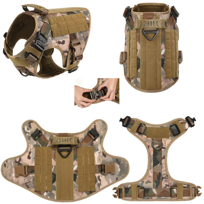 Retriever Tactical  Training Dog Harness and Leash Set