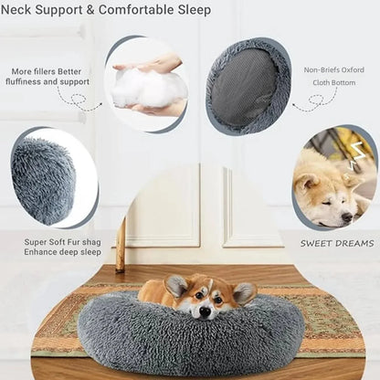 Round Pet Dog Super Soft Bed