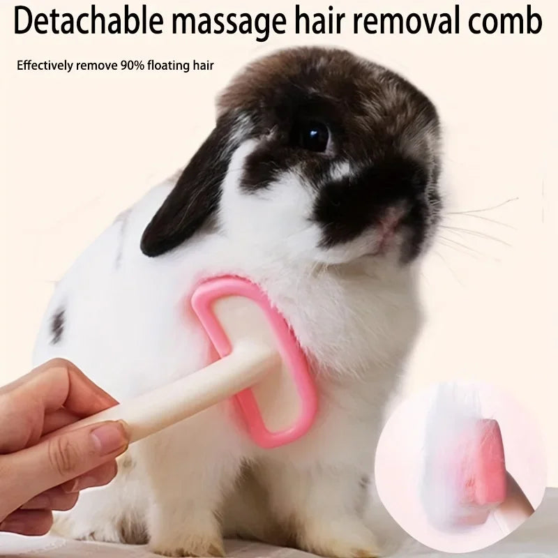 Detachable Rabbit Massage Hair Removal Comb