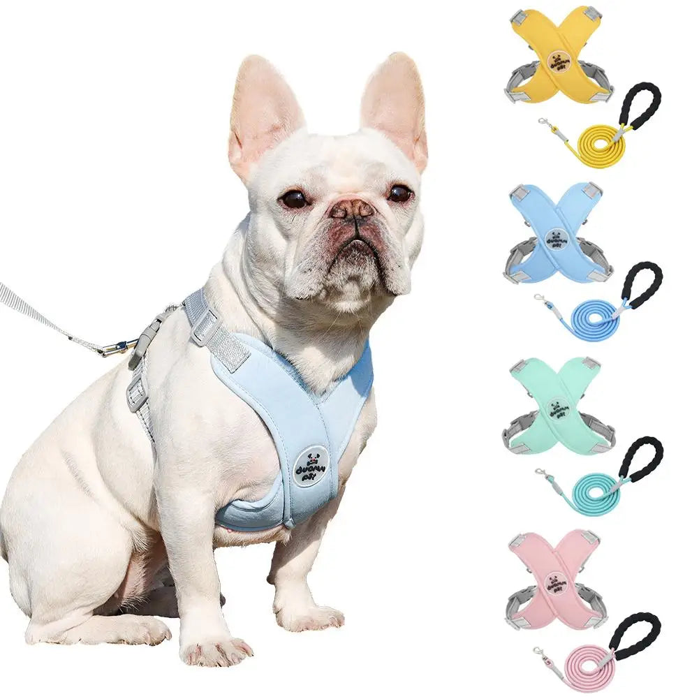 X Shaped Pet Dog Harness Vest Set