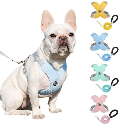 X Shaped Pet Dog Harness Vest Set