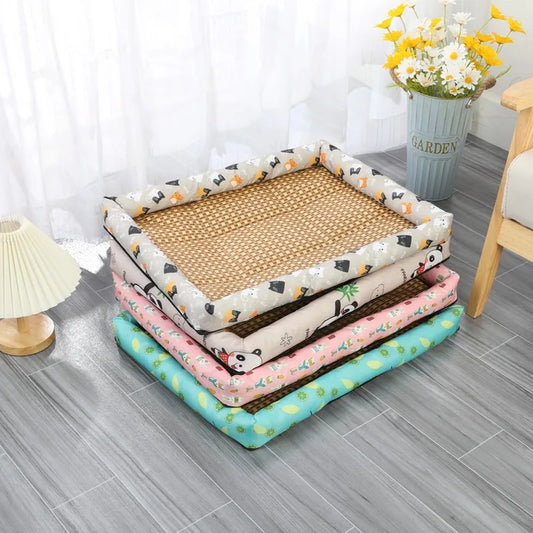 Summer Pet Dog Mat Bed House