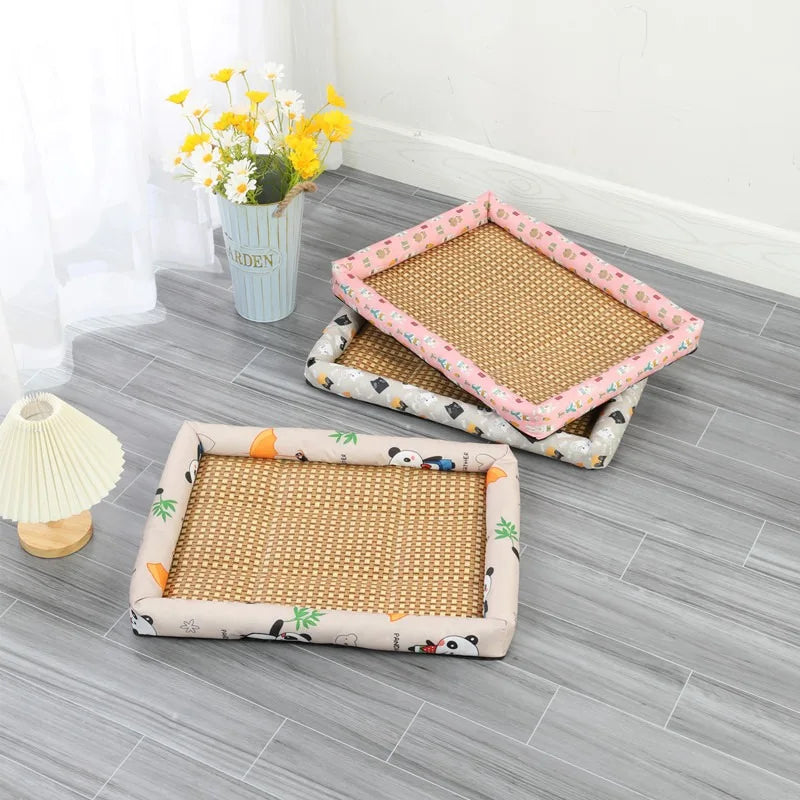 Summer Pet Dog Mat Bed House