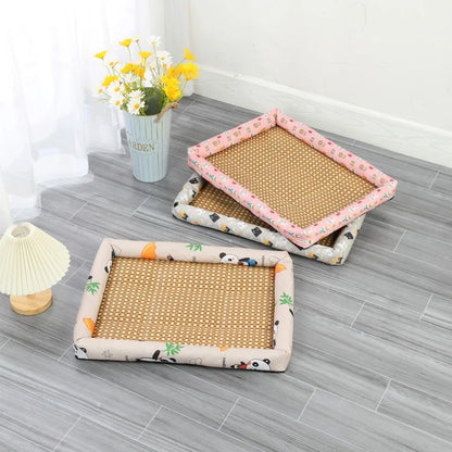 Summer Pet Dog Mat Bed House