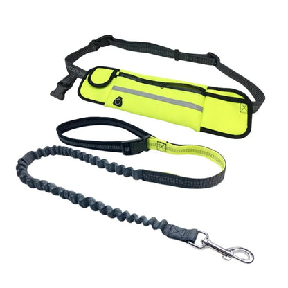 Pet Dog Leash Running Multi-functional Belt Bag