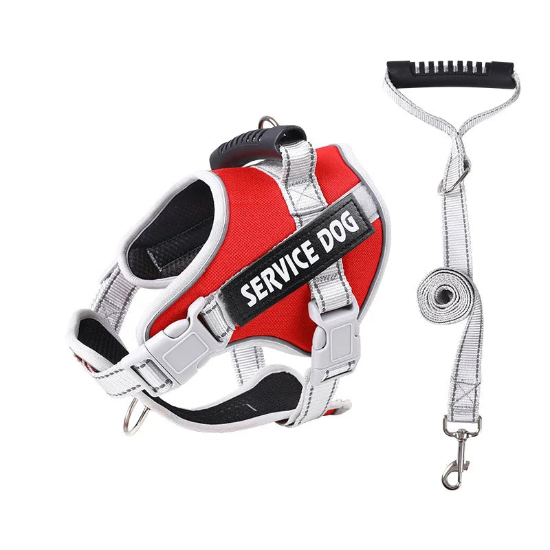 Pet Dogs Harness And Leash Set
