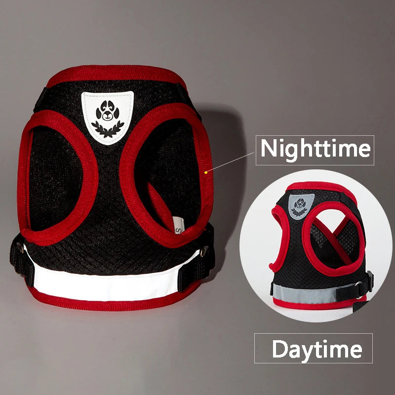 Puppy Harness and Leash Set Breathable