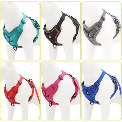 No Pull Adjustable Pet Dog Harness and Leash Set