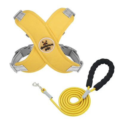 X Shaped Pet Dog Harness Vest Set
