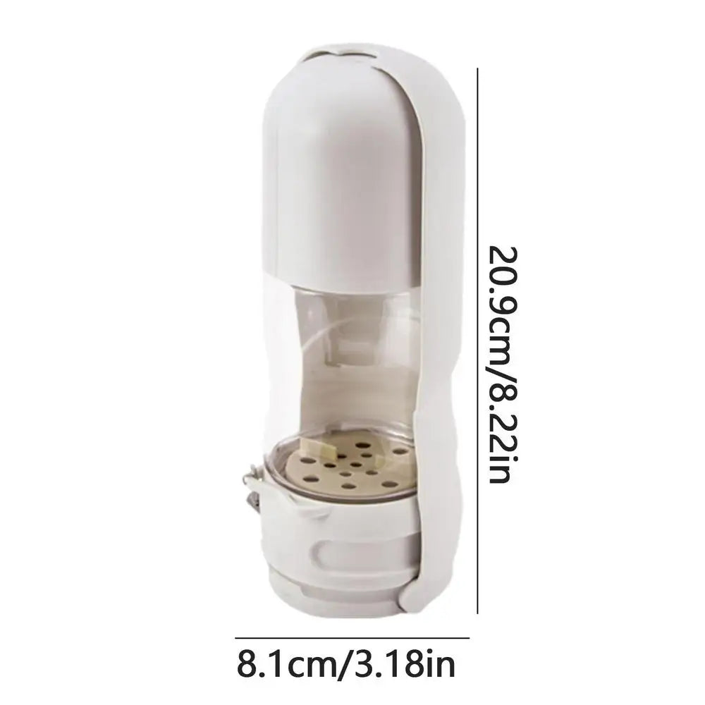 Pet Dog Water Bottle With Food Container