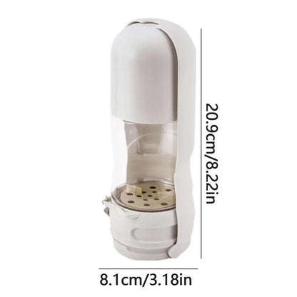 Pet Dog Water Bottle With Food Container