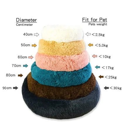 Round Pet Dog Super Soft Bed