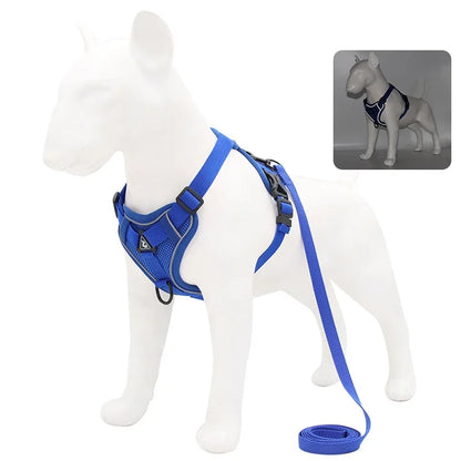 No Pull Adjustable Pet Dog Harness and Leash Set