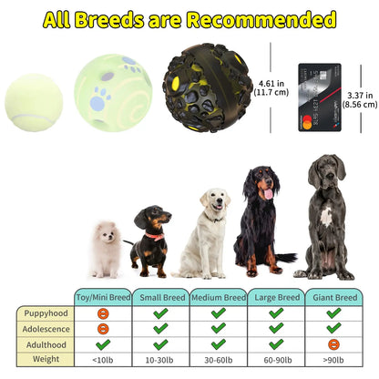 Interactive Fun Squeaky Sound Durable Ball Toy
