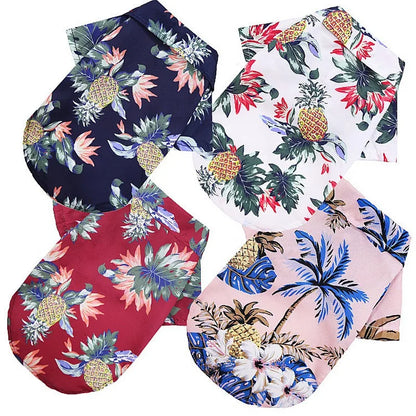 Hawaiian Beach Style Dog Clothes