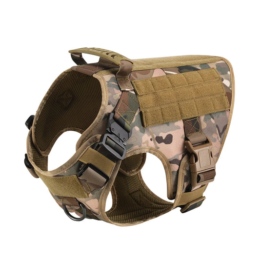 Retriever Tactical  Training Dog Harness and Leash Set