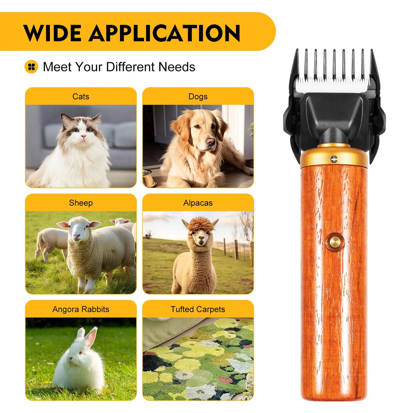 Professional Pet Dog Hair Trimmer Clipper