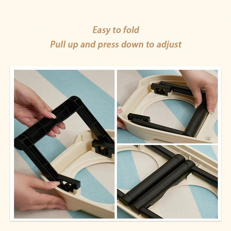 Pet Dog Folding Elevated Bowl