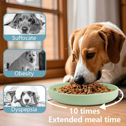 Pet Dog Anti-choking Food Feeder Bowl