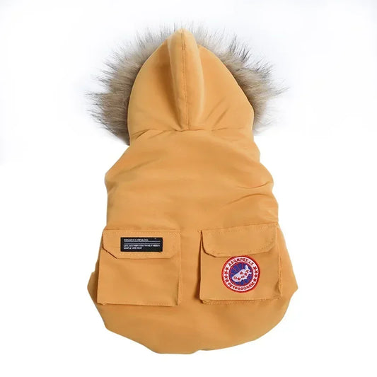 Winter Warm French Bulldog Pug Hooded Coat