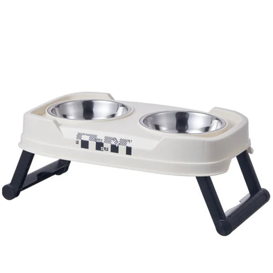 Pet Dog Folding Elevated Bowl