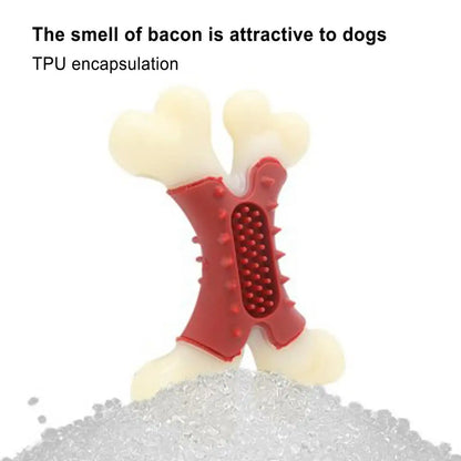 Bacon Flavored Bone Shape Teething Toys