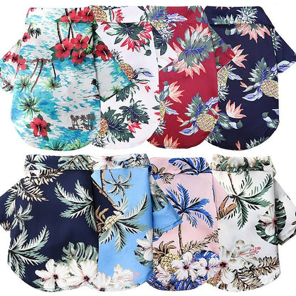 Hawaiian Beach Style Dog Clothes